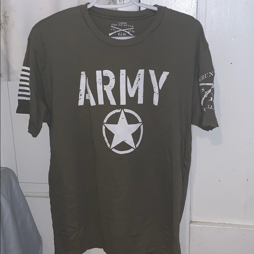 “Grunt Style” Army Green Shirt